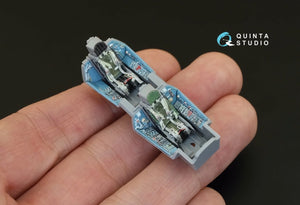 Quinta Studio QD48001 Yak-3 3D-Printed &amp;amp; colored Interior on decal paper (for 4814 Zvezda kit) 1/48 – image 7