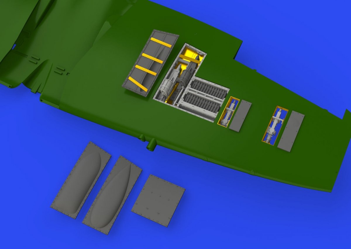 Eduard 648666 Spitfire Mk.Vc gun bays EDUARD 1/48 – imagen 3
