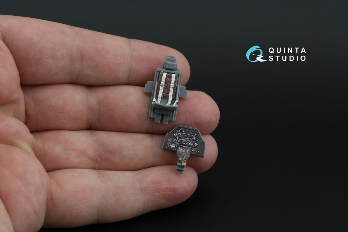 Quinta Studio QD48482 P-51B/C (Late) 3D-Printed colored Interior on decal paper (Tamiya) 1/48 – obrázek 10