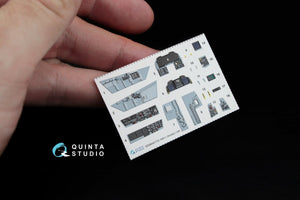 Quinta Studio QD48043 F/A-18 A++ 3D-Printed &amp;amp; colored Interior on decal paper (for Kinetic) 1/48 – Bild 2