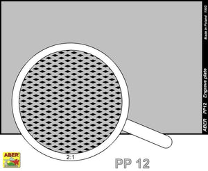 Aber PP12 Engrave plate (88 x 57mm) - pattern 12 – imagen 2