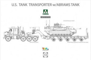 Takom 5002X M1070 &amp;amp; M1000 w/ M1A2 SEP Abrams Tusk II 1/72