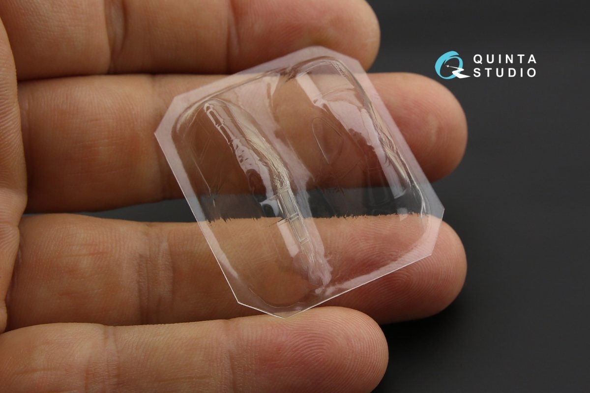 Quinta Studio QC72023 F4U-1 Corsair (Bird cage) vacuformed clear canopy (for Tamiya kit) 1/72 – image 8