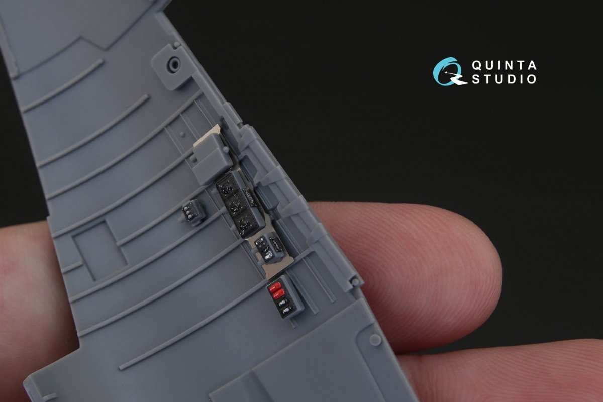 Quinta Studio QD32015 F4U-1 Corsair (Bird cage) 3D-Printed &amp;amp; colored Interior on decal paper (for Tamiya kit) 1/32 – image 5