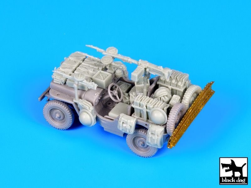 Black Dog T72063 British SAS jeep North Africa 1942 for Dragon 1/72 – zdjęcie 4