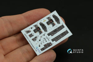 Quinta Studio QD48150 F-104S 3D-Printed &amp;amp; colored Interior on decal paper (Hasegawa) 1/48 – obrázek 10