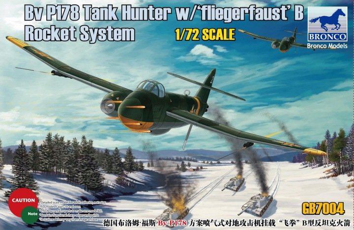 Bronco GB7004 Bv P178 Tank Hunter w/ fliegerfaust B Rocket system