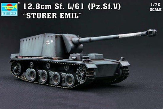 Trumpeter 07210 12.8cm Sf. L/61 (Pz.Sf.V) &amp;quot;STURER EMIL&amp;quot; 1/72