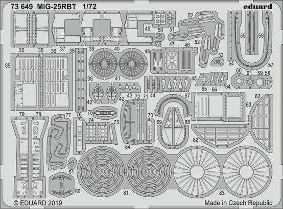 Eduard 73649 MiG-25RBT 1/72 ICM – Bild 2