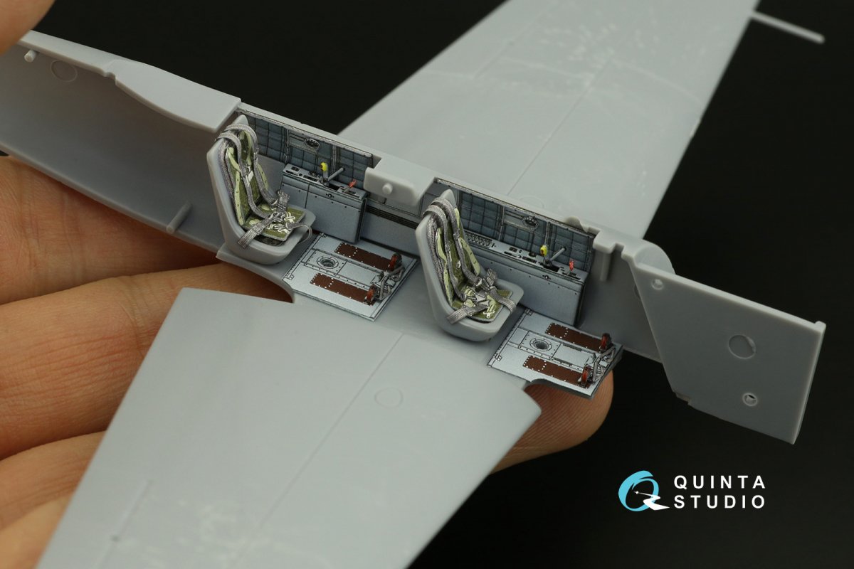 Quinta Studio QD48019 Yak-52 3D-Printed &amp;amp; colored Interior on decal paper (ARK) 1/48 – Bild 9