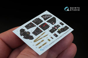 Quinta Studio QD48099 A-1H 3D-Printed &amp;amp; colored Interior on decal paper (for Tamiya kit) 1/48 – immagine 4