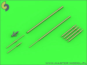 Master AM-48-120 Su-9 / Su-11 (Fishpot / Fishpot C) - Pilot Tubes and missile rails heads 1/48 – imagen 6