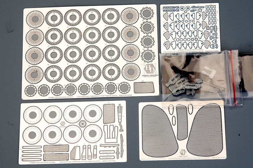 Hobby Design HD02-0378 Porsche Carrera GT Detail Set for Tamiya Kit 1/24