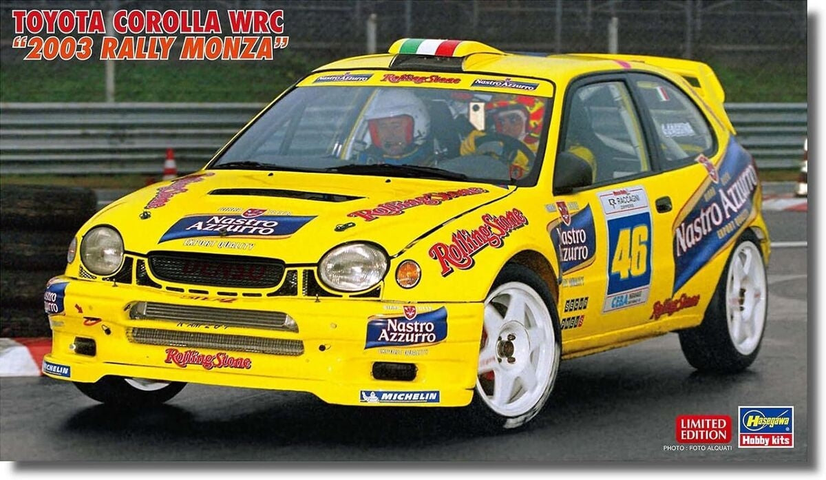 Hasegawa 20686 Toyota Corolla WRC "2003 Rally Monza" 1/24