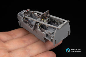 Quinta Studio QD+48449 F-4G late 3D-Printed &amp;amp; colored Interior on decal paper (Zoukei Mura SWS) (with 3D-printed resin parts) 1/48 – image 6