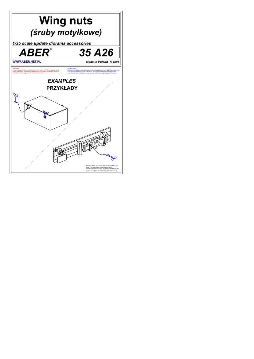 Aber 35A026 Wing Screws (1/35) – Bild 4