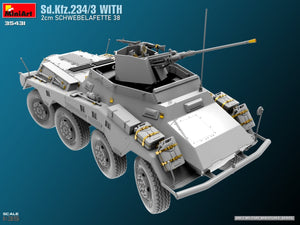 MiniArt 35431 Sd.Kfz.234/3 With 2cm Schwebelafette 38 1/35 – obrázek 3