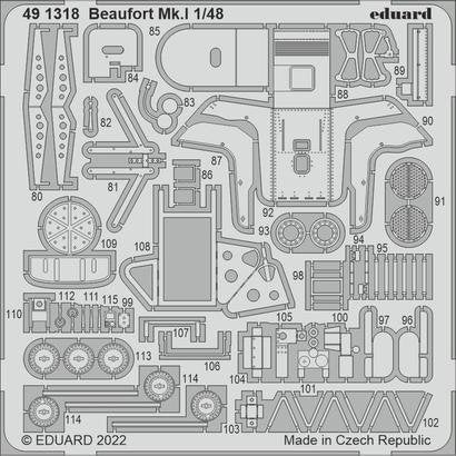 Eduard BIG49360 Beaufort Mk. I PART I ICM 1/48 – image 2