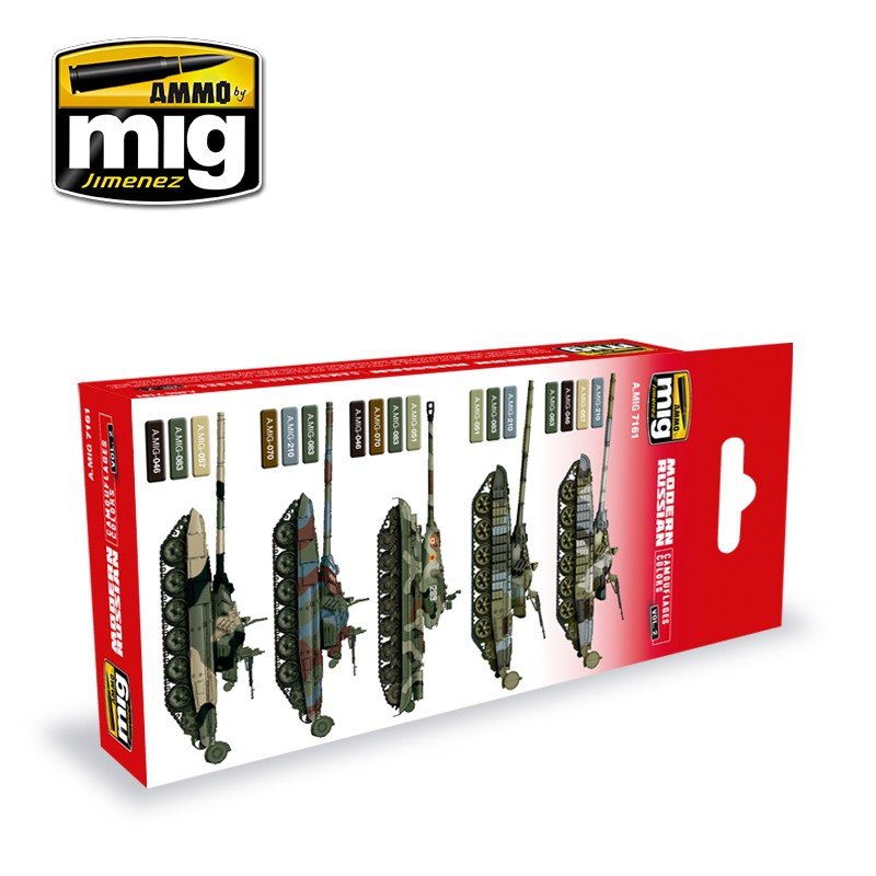 AMMO Mig 7161 Modern Russian Camo Colors Vol.2 (6x17ml) – Bild 2