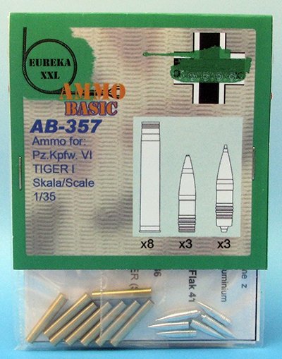 Eureka XXL AB-357 Ammo for: Pz.Kpfw. VI, TIGER I 1/35