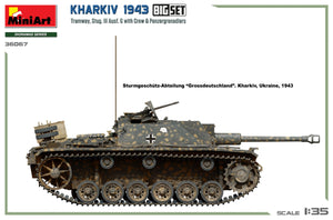 Miniart 36067 Kharkiv 1943: Tram &amp;amp; Stug. III Ausf. G w/Crew. BIG SET 1/35 – image 9