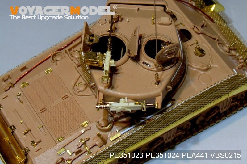 Voyager Model PE351023 WWII US M4A3 (76) in Mid Tank Basic For MENG TS-043 1/35 – immagine 12