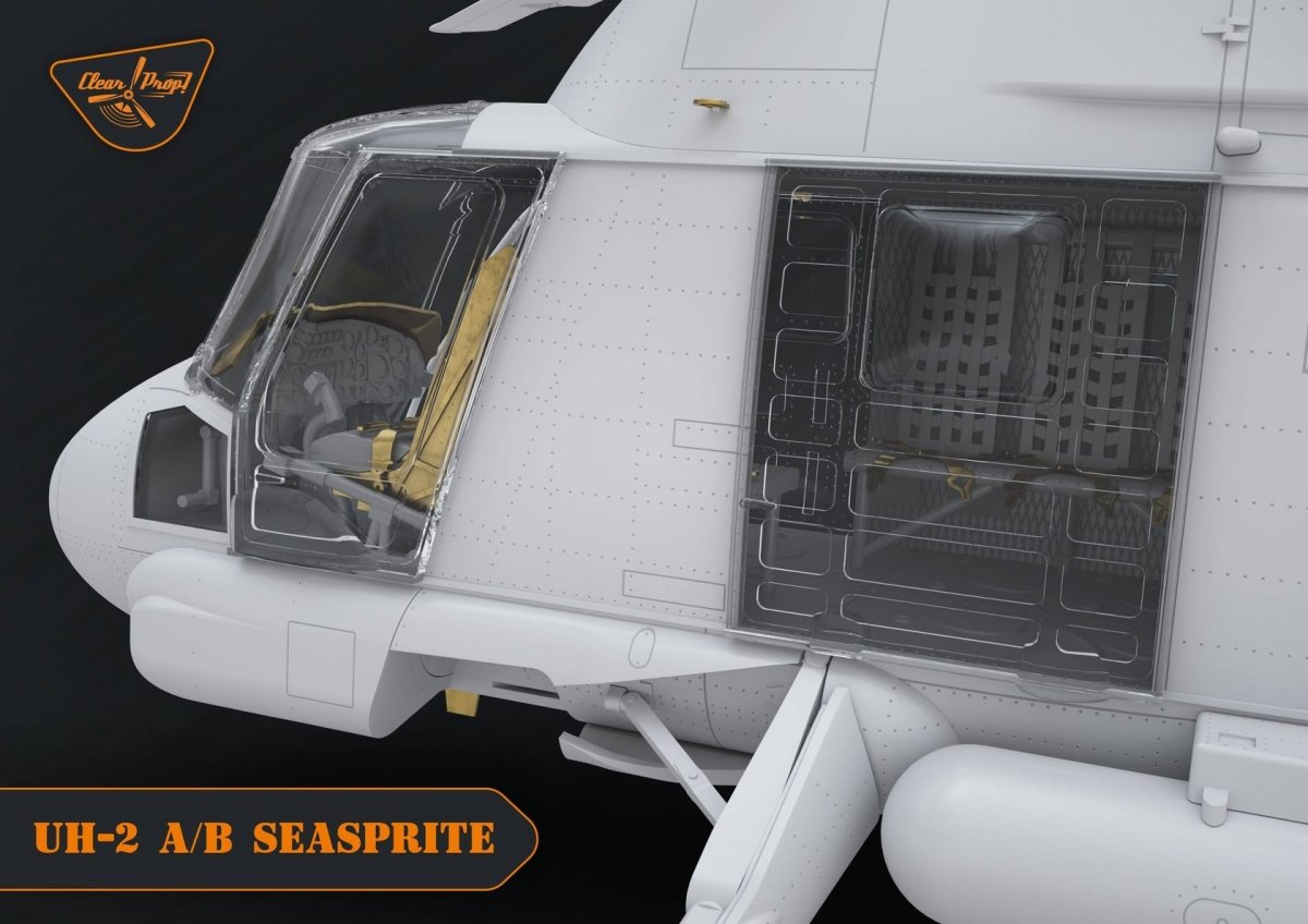 Clear Prop! CP72002 UH-2 A/B Seasprite ADVANCED KIT 1/72 – Bild 5