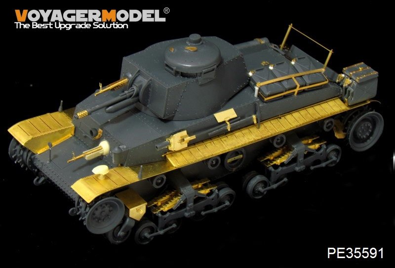 Voyager Model PE35591 WWII German Pz.Kpfw.35(t) (Machine Gun barrel Include) (OR ACADEMY 13280 1/35 – obrázek 3