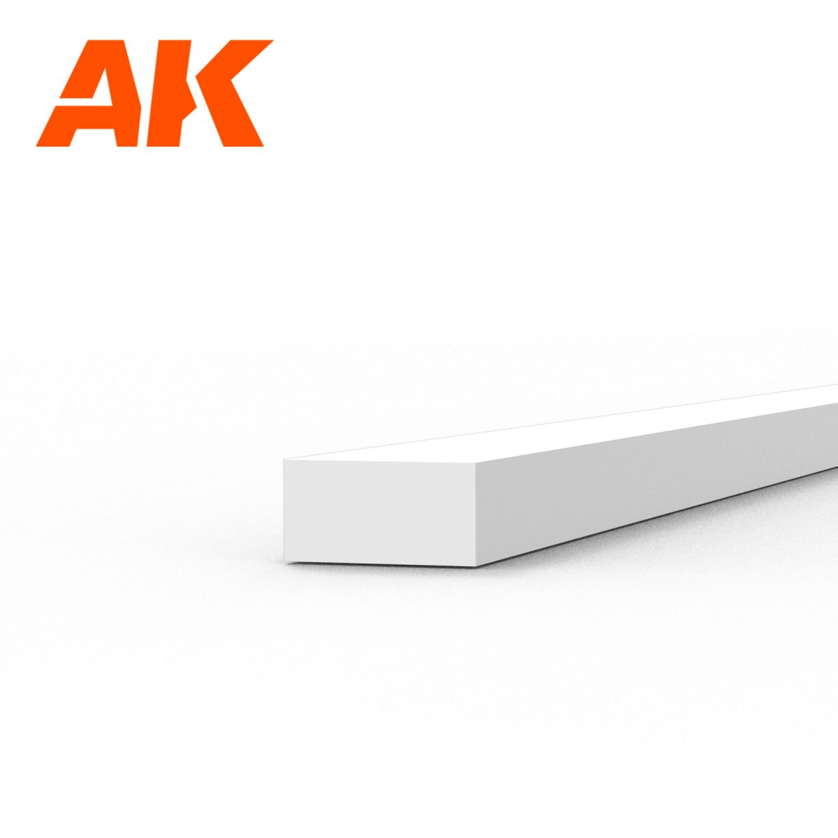 AK Interactive AK6520 STRIPS 1.00 X 2.00 X 350MM – STYRENE STRIP – (10 UNITS) – image 2