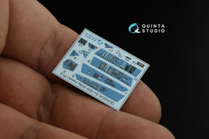 Quinta Studio QD48234 Su-35S 3D-Printed &amp;amp; colored Interior on decal paper (KittyHawk) 1/48 – Bild 6