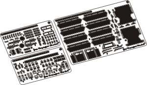 Voyager Model VPE48005 Photo Etched set for Tiger I Early Version (TAM 32504) 1/48 – Bild 3