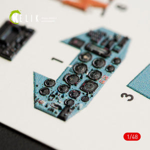 KELIK K48026 SU-25UB INTERIOR 3D DECALS FOR SMER/KP KIT 1/48 – image 4
