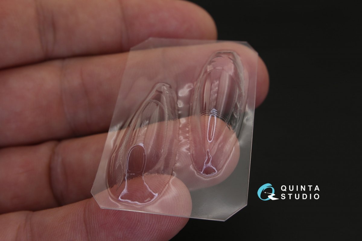 Quinta Studio QC72026 MiG-15 vacuformed clear canopy (for Eduard kit) 1/72 – obrázek 3