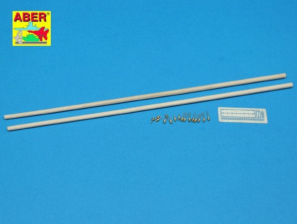 Aber 35D09 Telegraph - pillar set for 1 cross bars with 8 insulators each 1/35