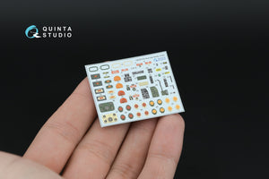Quinta Studio QD35154 Humvee family 3D-Printed &amp;amp; colored Interior on decal paper (ICM) 1/35 – image 11