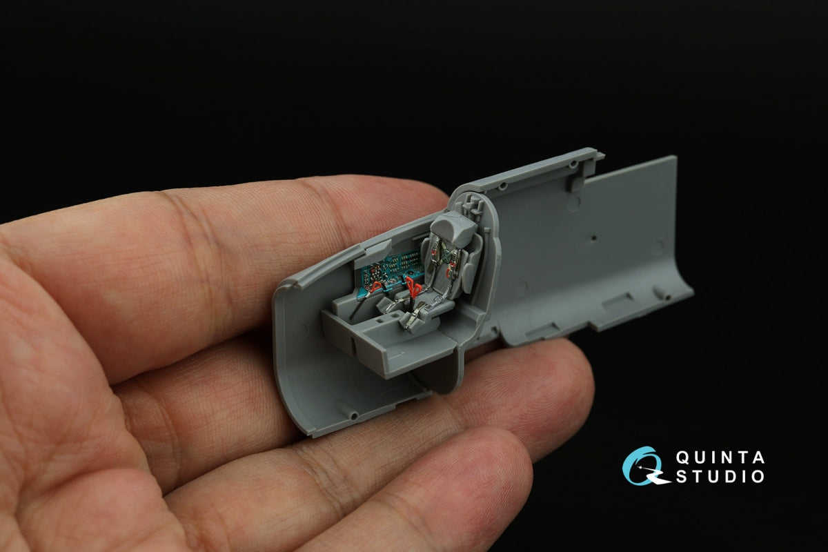 Quinta Studio QD72207 MiG-25BM 3D-Printed &amp; coloured Interior on decal paper (ICM) 1/72