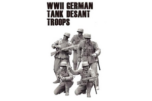 Das Werk DWF016 WWII German Tank Landing Troops 1/16