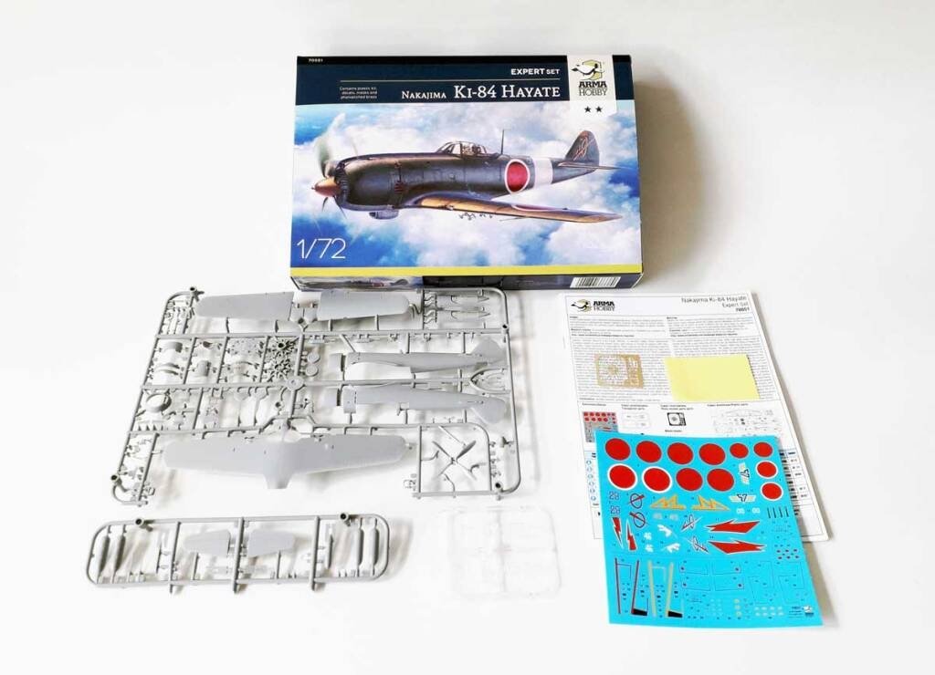 Arma Hobby 70051 Nakajima Ki-84 Hayate Expert Set 1/72 – obrázek 4