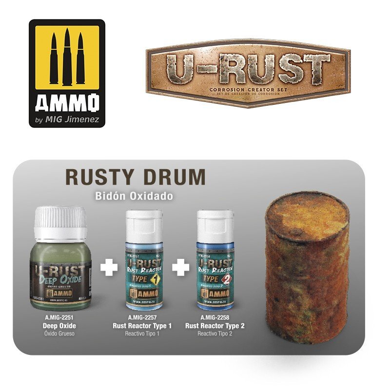 Ammo of Mig 2251 U-RUST DEEP OXIDE (40ml) – obrázek 2