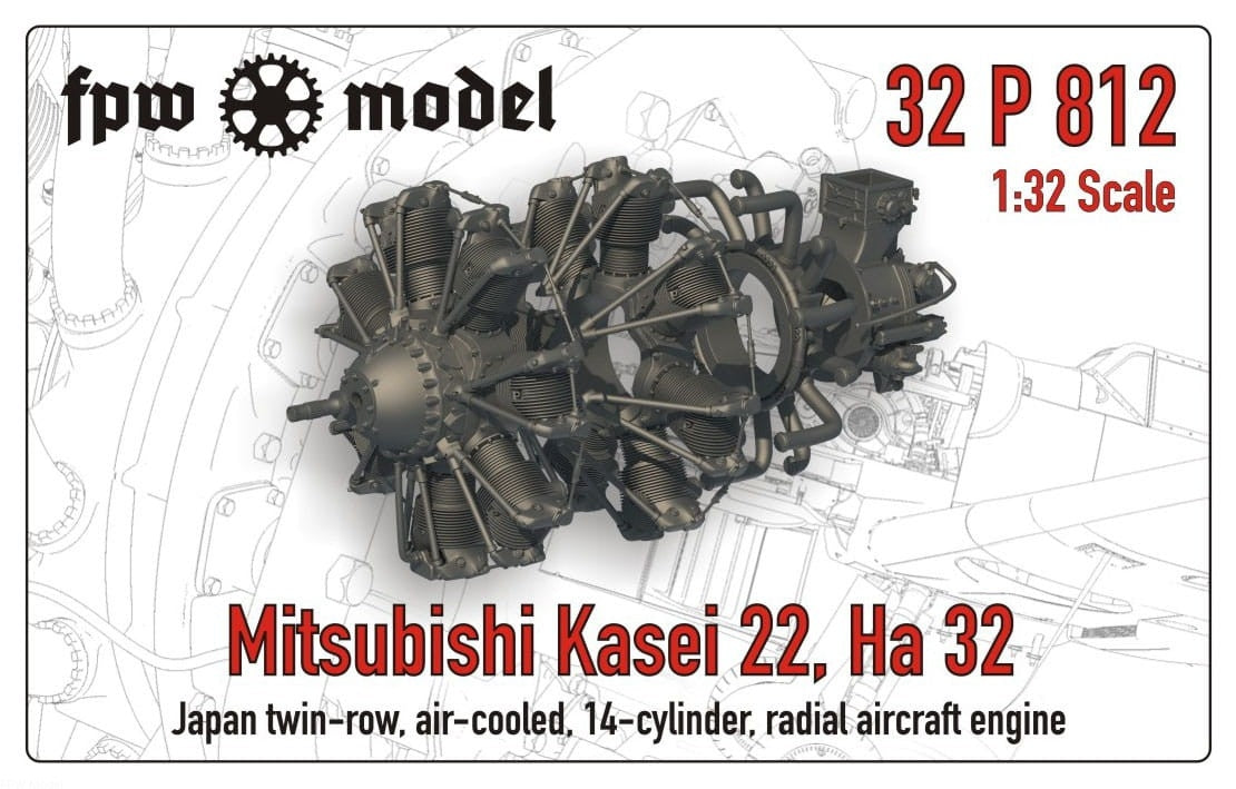 FPW Modèle 32P812 Mitsubishi Kasei 22, Ha 32 1/32