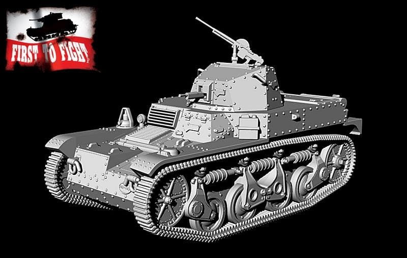 First To Fight PL097 French Light Reconnaissance Tank AMR 35 ZT1a 1/72 – image 3