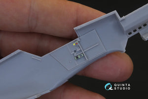 Quinta Studio QD48105 Bf 109C/D 3D-Printed &amp;amp; colored Interior on decal paper (for Modelsvit kit) 1/48 – Bild 6
