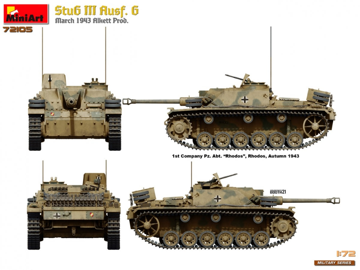 MiniArt 72105 StuG III Ausf. G March 1943 Prod. 1/72 – Bild 15