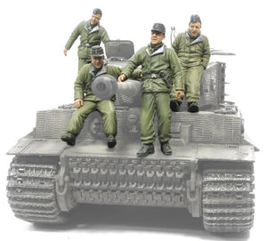 Hobby Fan HF567 Waffen SS Tiger I CREW(Eastern front)-4 FIGURES