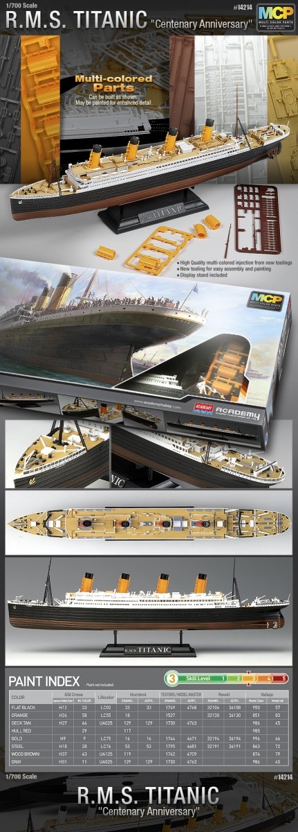 Academy 14214 RMS TITANIC 1/700 – Bild 2