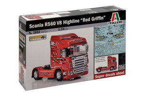 Italeri 3882 Scania R560 V8 Highline Red Griffin 1/24 – image 2