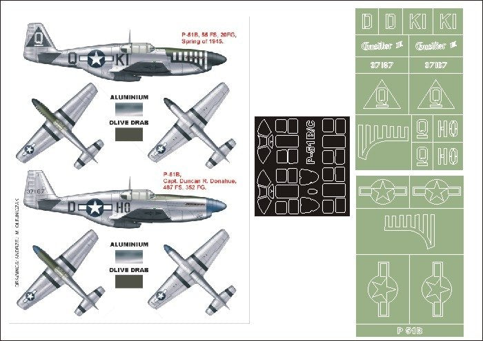 Montex K32130 P-51B Mustang 1/32