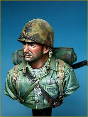 Young Miniatures YM1813 SUSMC IWOJIMA 1945 1/10 – obrázek 7