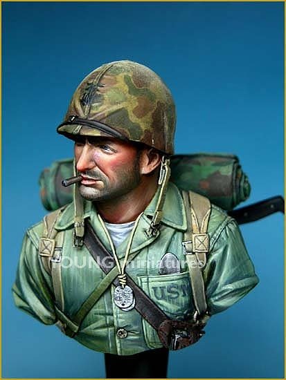 Young Miniatures YM1813 SUSMC IWOJIMA 1945 1/10 – obrázek 7
