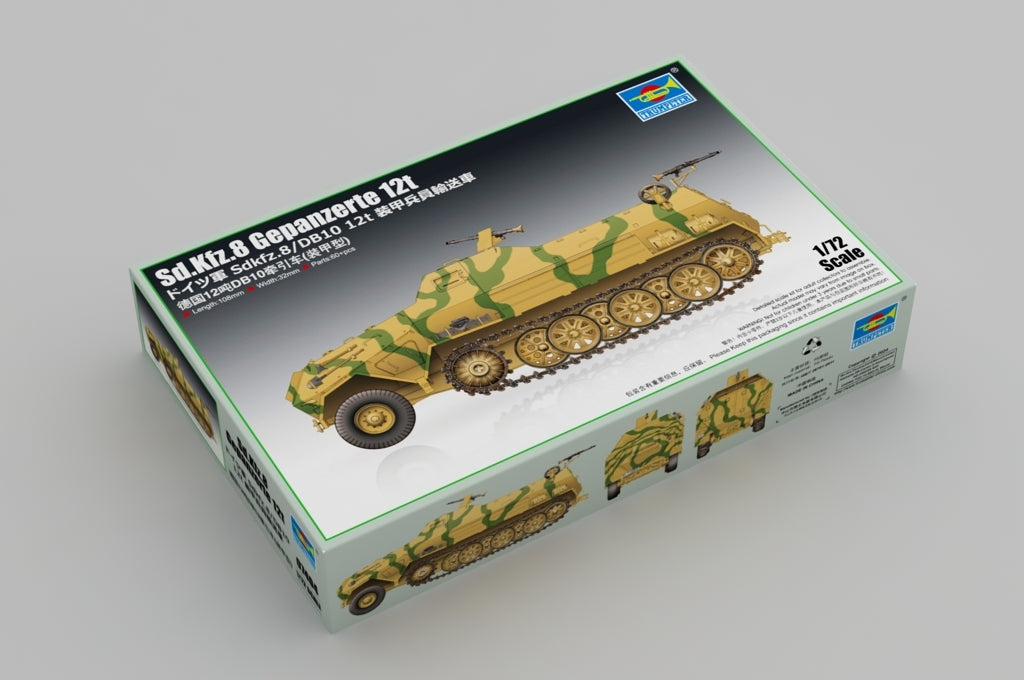 Trumpeter 07404 Sd.Kfz.8 Gepanzerter Zugkraftwagen 12t 1/72 – Bild 2